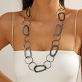 Exclusive For  New All-Match Simple Necklace Customized Necklace Same Cold Style Personalized Necklace Necklace Manufacturer - front view