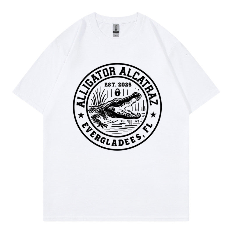 Wholesale Men's Cotton Casual Sport Style Letter Short Sleeve Men's T-shirt - view 2
