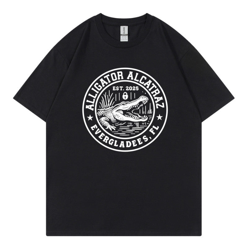 Wholesale Men's Cotton Casual Sport Style Letter Short Sleeve Men's T-shirt - view 3