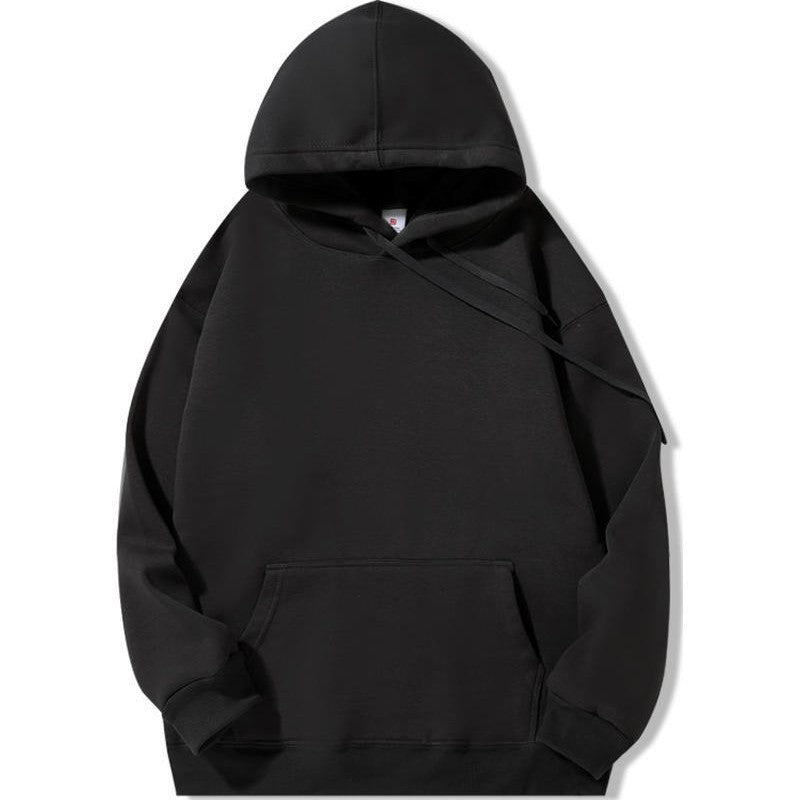 Men's Hoodie Sweatshirt Silver Fox Fur Lined Drawstring Casual Long Sleeve Loose Fit Autumn Winter Warm Comfortable Streetwear - view 2