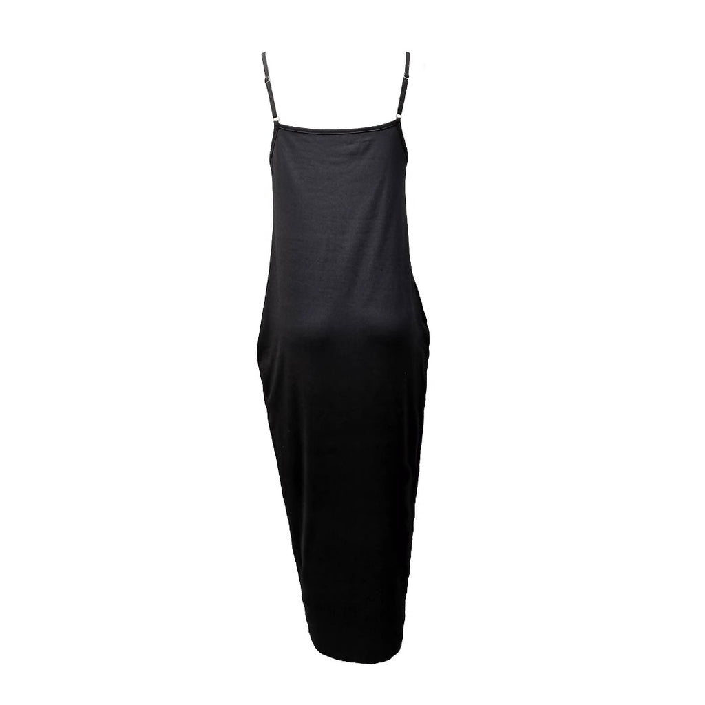 Designed  Foreign Trade Casual Dress  Solid Color Strap Women's Dress - view 5