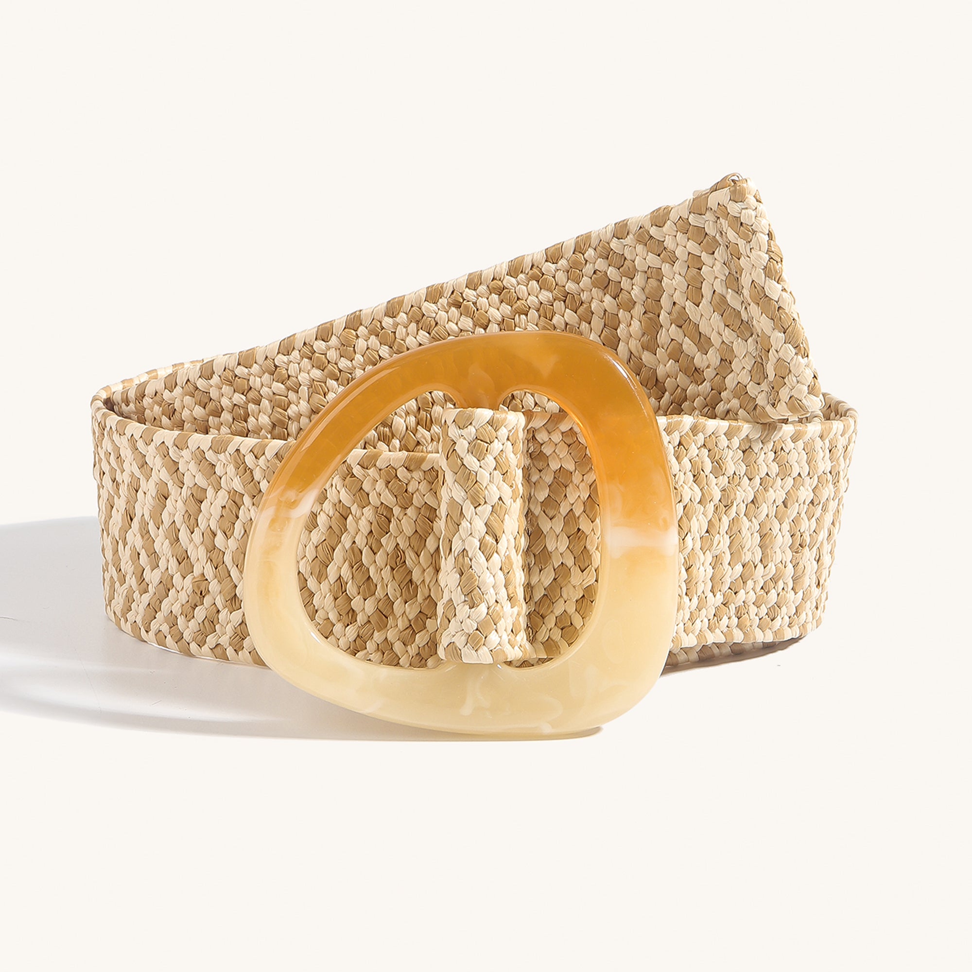 Bohemian PP Straw Woven Belt For Women's Dresses And Coats, Decorative For Travel, Beach, And Lawn - view 3