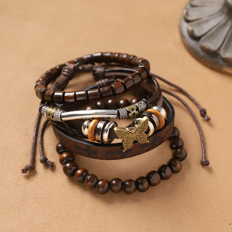 Handmade Bohemian Ethnic Style Bracelet Vintage Weaved Multi-Layered Unisex Bracelet Small Batch Rope Bracelet For Men And Women - view 4
