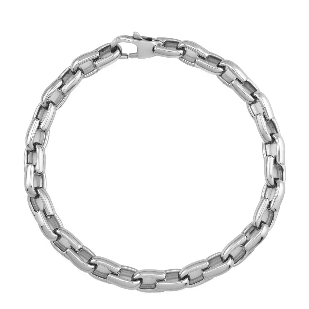 Bracelets Geometric Titanium Steel PVD Coated Men's Chain Bracelets - view 5