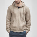 Men's Hoodie Sweatshirt Thickened  Style Embroidery Casual Long Sleeve Loose Fit Four Seasons Polyester - front view
