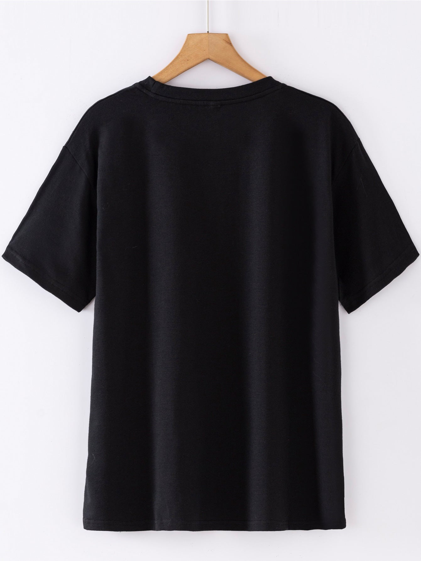 Short Sleeve 3D Printed Cotton T-shirt Couple Round Neck Princess Style Effect Women Tops - view 2