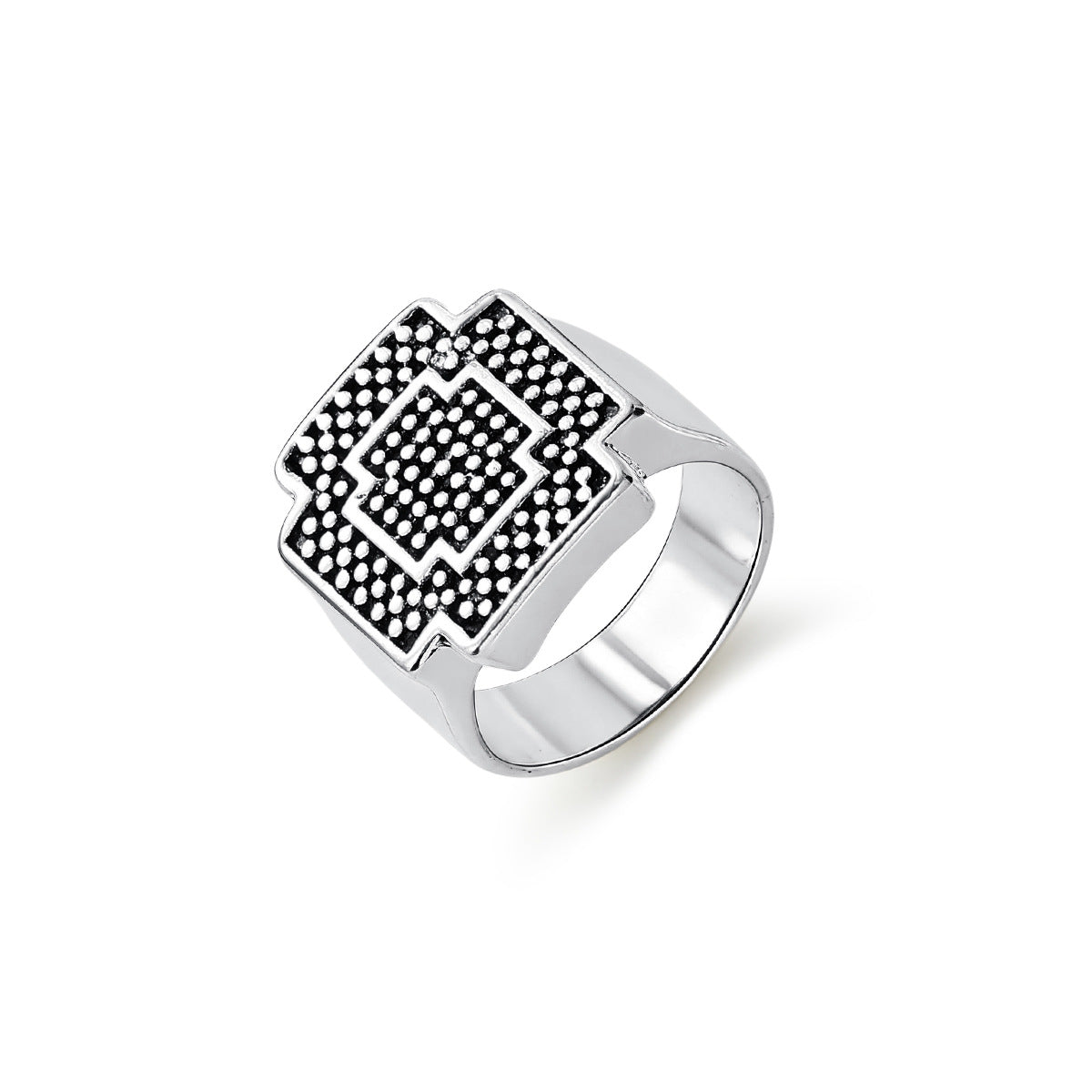 Vintage Dragon Men's Ring Trendy Open Ring Simple Black Single Men's Ring - view 5