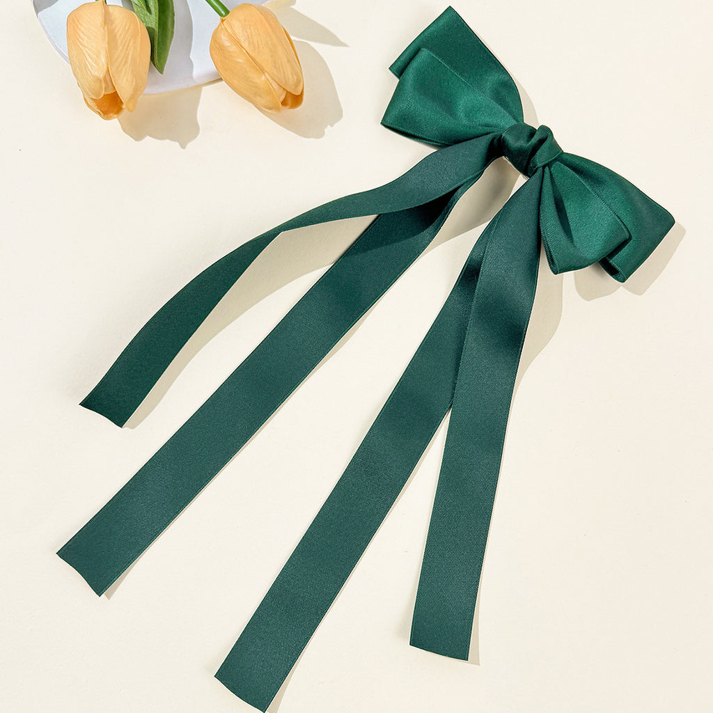 Satin Bow Hair Clip Women's Top Clip Hair Accessory - view 3