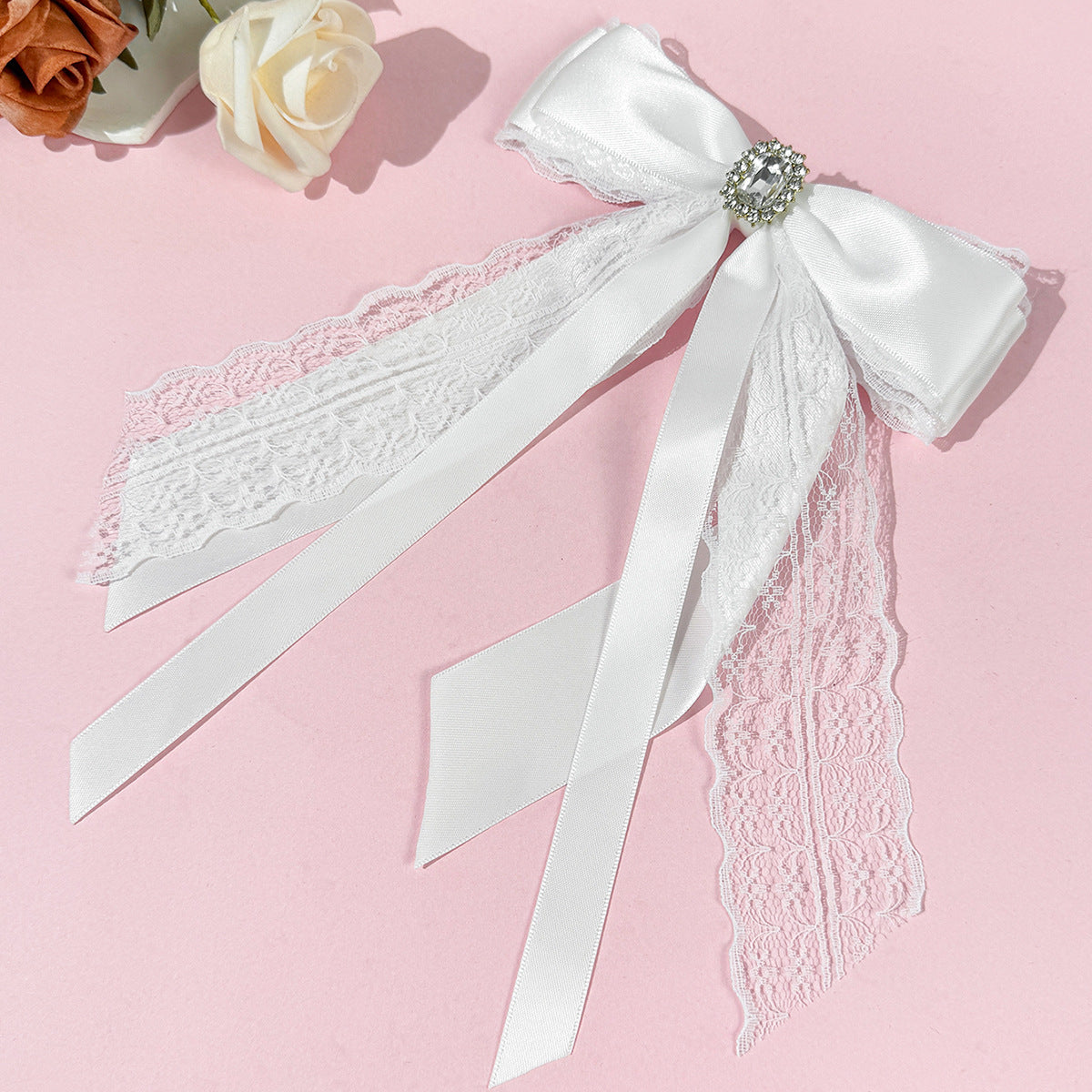 Cool Lace Bow Hair Clip Women's Top Clip Hair Accessories - view 4