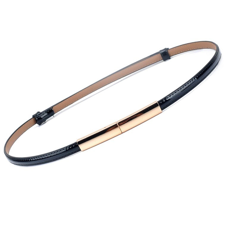 Adjustable Thin Belt For Women's Dress, Matching Belt For Dresses, Business Basic Set - view 5