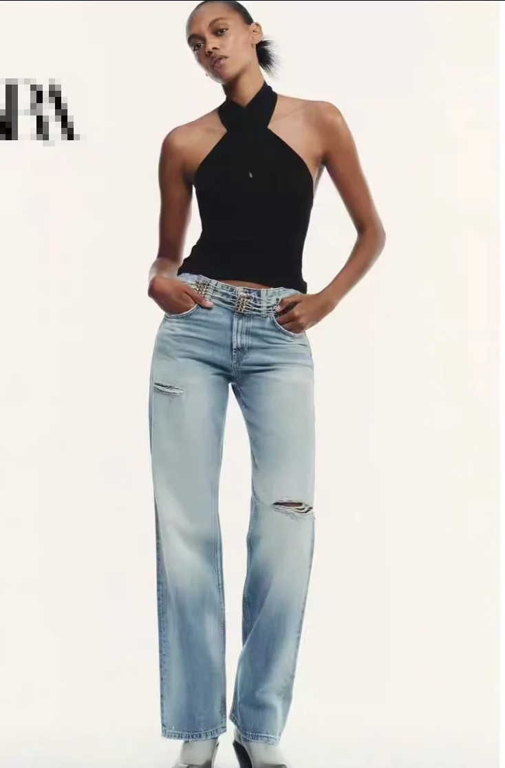Casual Knitted Women's Top With Folded Collar, Short Style, Slim Fit, Summer European Vest - front view