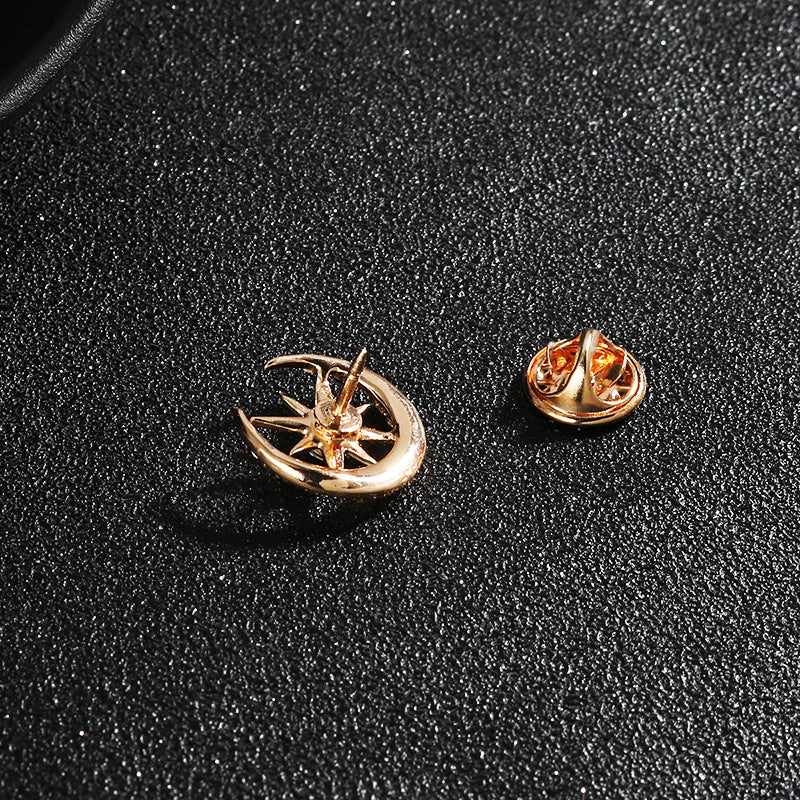 Men's Shirt Pin Simple Crown Badge Mini Collar Button Floral Decoration Business Casual Lapel Brooch - view 4