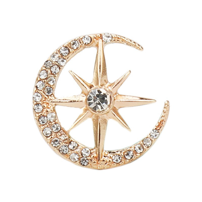 Men's Shirt Pin Simple Crown Badge Mini Collar Button Floral Decoration Business Casual Lapel Brooch - view 5