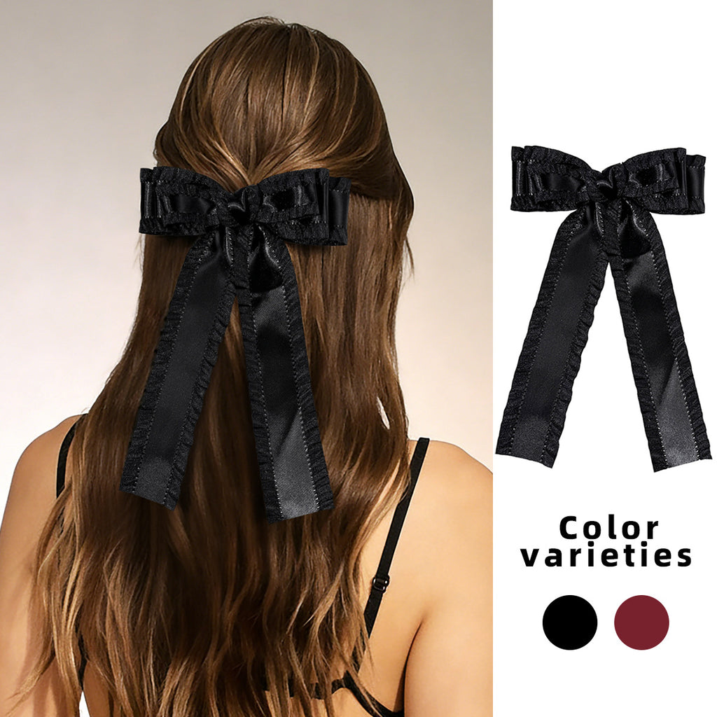 Butterfly Bow Hair Clip For Women Top Clip Hair Accessory Fabric Hairband Suitable For All Seasons - view 2