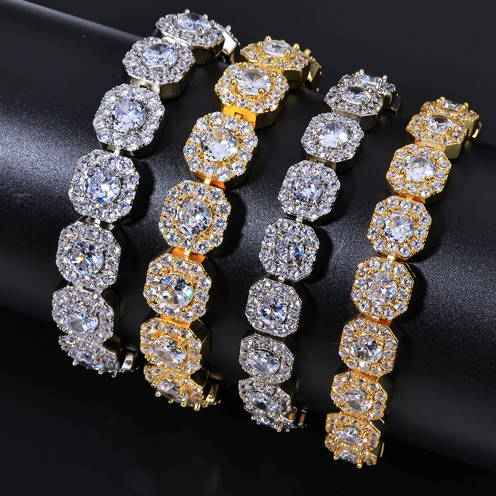 Sugar Cube Men's Bracelet Jewelry Accessories Geometric - front view