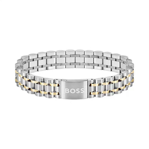 201 Stainless Steel Bracelet Adjustable Magnetic Stainless Steel Men's Jewelry Black Silver Rose Gold Business Wristband - view 2