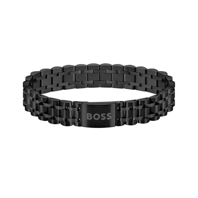 201 Stainless Steel Bracelet Adjustable Magnetic Stainless Steel Men's Jewelry Black Silver Rose Gold Business Wristband - view 5