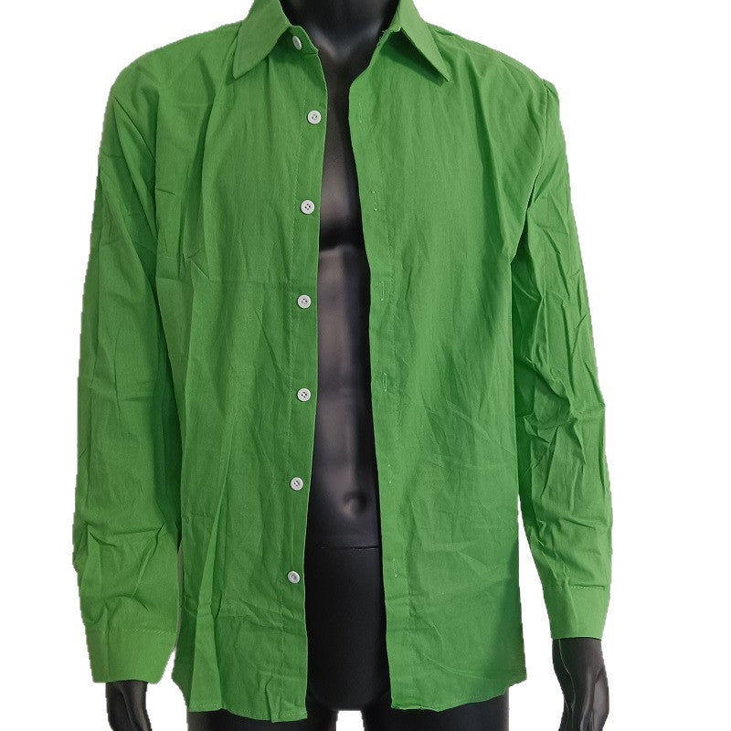 Men's Shirt In Cotton Blend Fabric Featuring Long Sleeves For Comfortable Wear - view 5