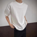 Vintage Style Men's T-Shirt In Polyester With Long Sleeve And Loose Fit, Perfect For Spring - front view