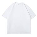 Solid Color Men's T-Shirt With Round Neck And Short Sleeve - front view