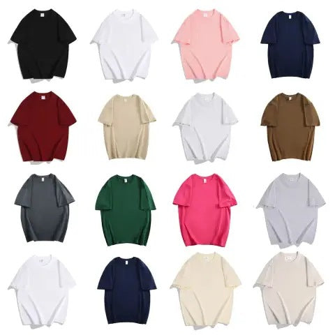 Solid Color Men's T-Shirt With Round Neck And Short Sleeve, Comfortable Casual Wear - front view
