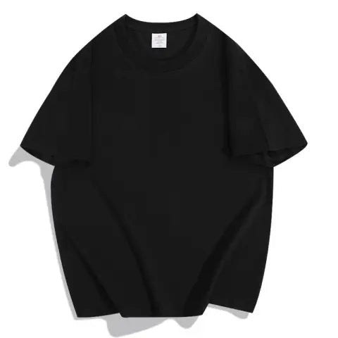 Solid Color Men's T-Shirt With Round Neck And Short Sleeve, Comfortable Casual Wear - view 3