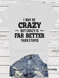Casual Short Sleeve Rayon T-shirt With Printing, Comfortable Women's Top - front view