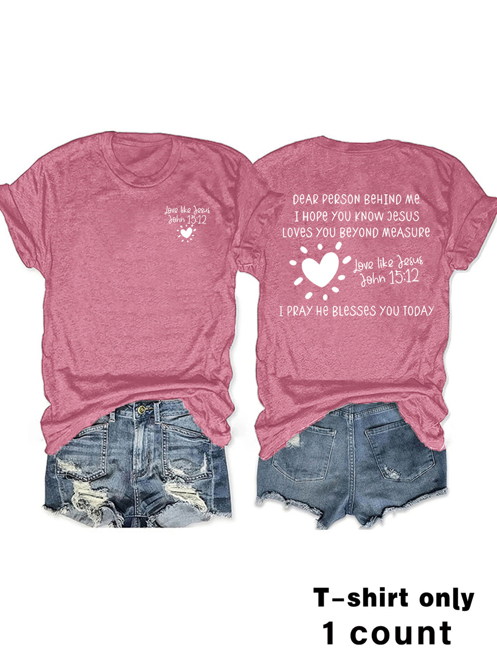Casual Short Sleeve Rayon T-shirt With Printing, Comfortable Women's Top - view 2