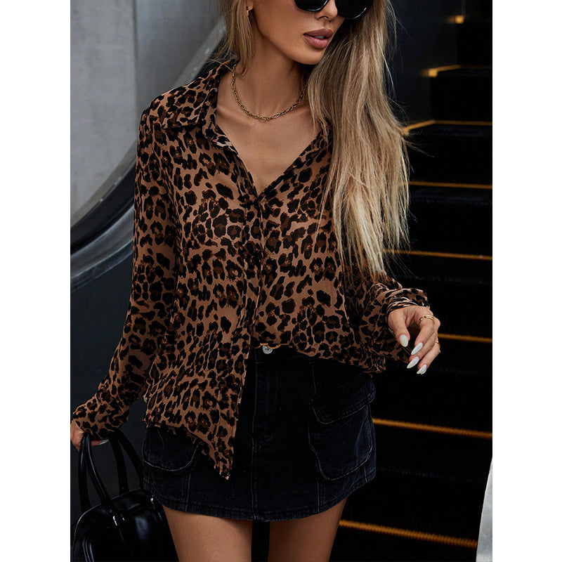 Casual Polyester Blouse For Women Featuring Button Craftsmanship - view 5