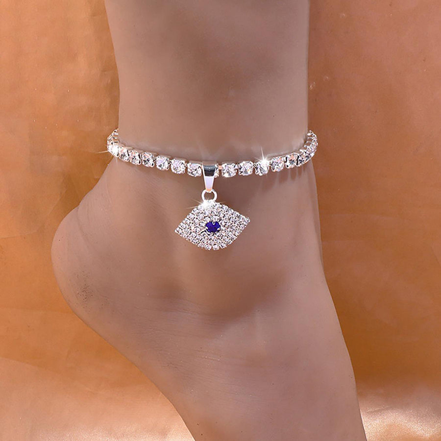 Electroplated Copper Anklet Featuring Eye Pattern - view 3