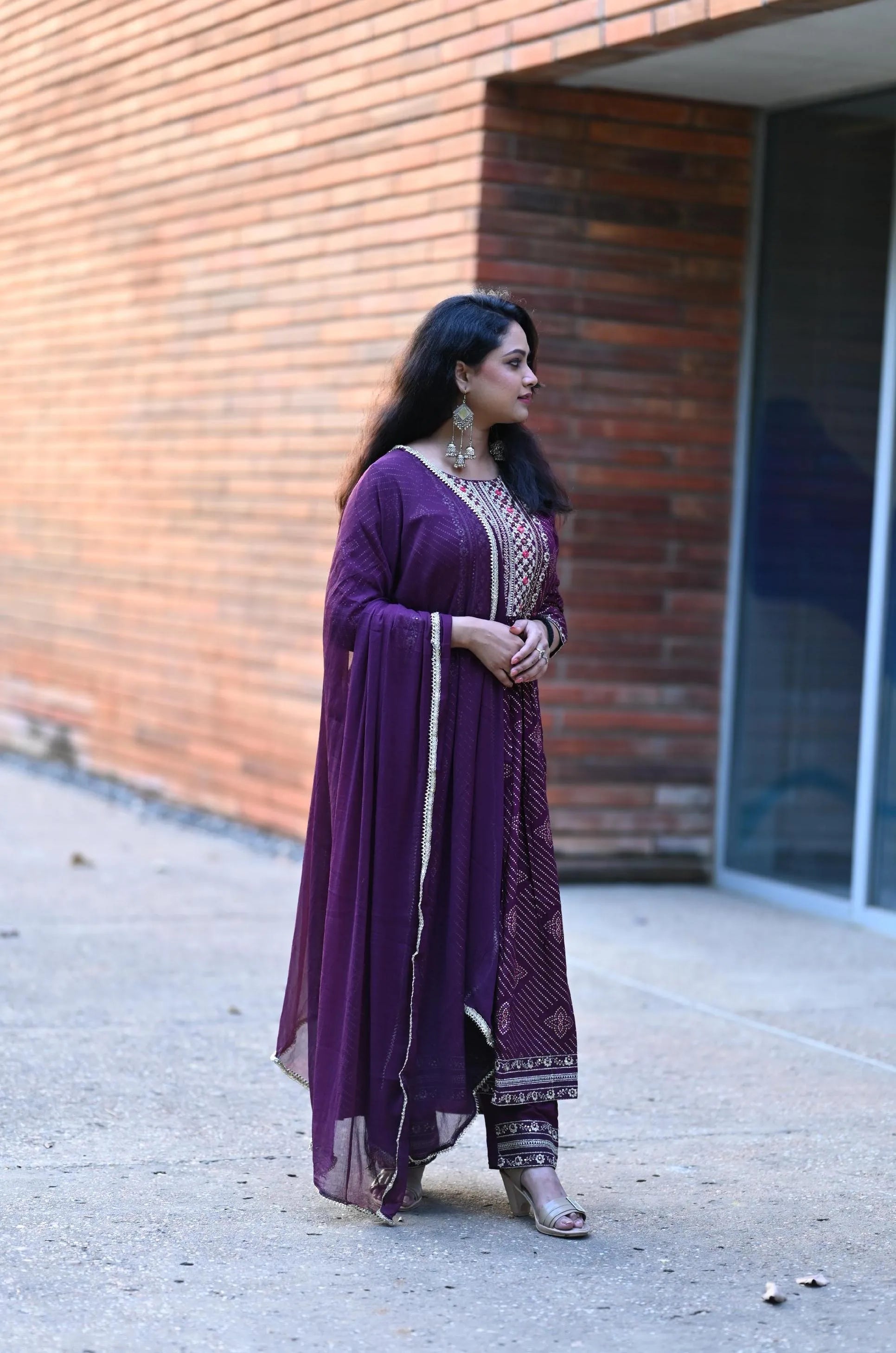 Floral Print Kurta suit set
