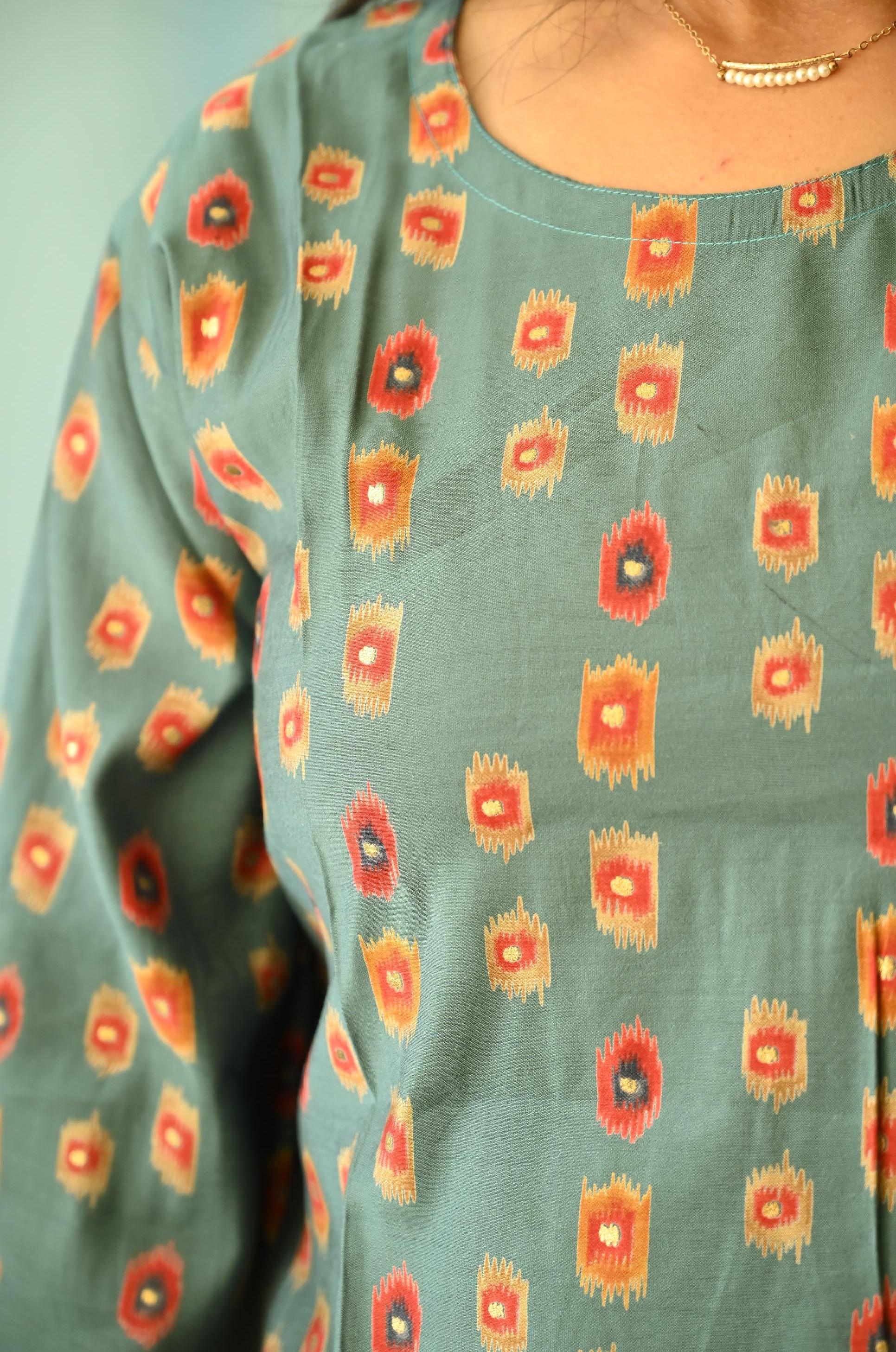 Simple & Elegant Kurtis With Pant Pure Cotton