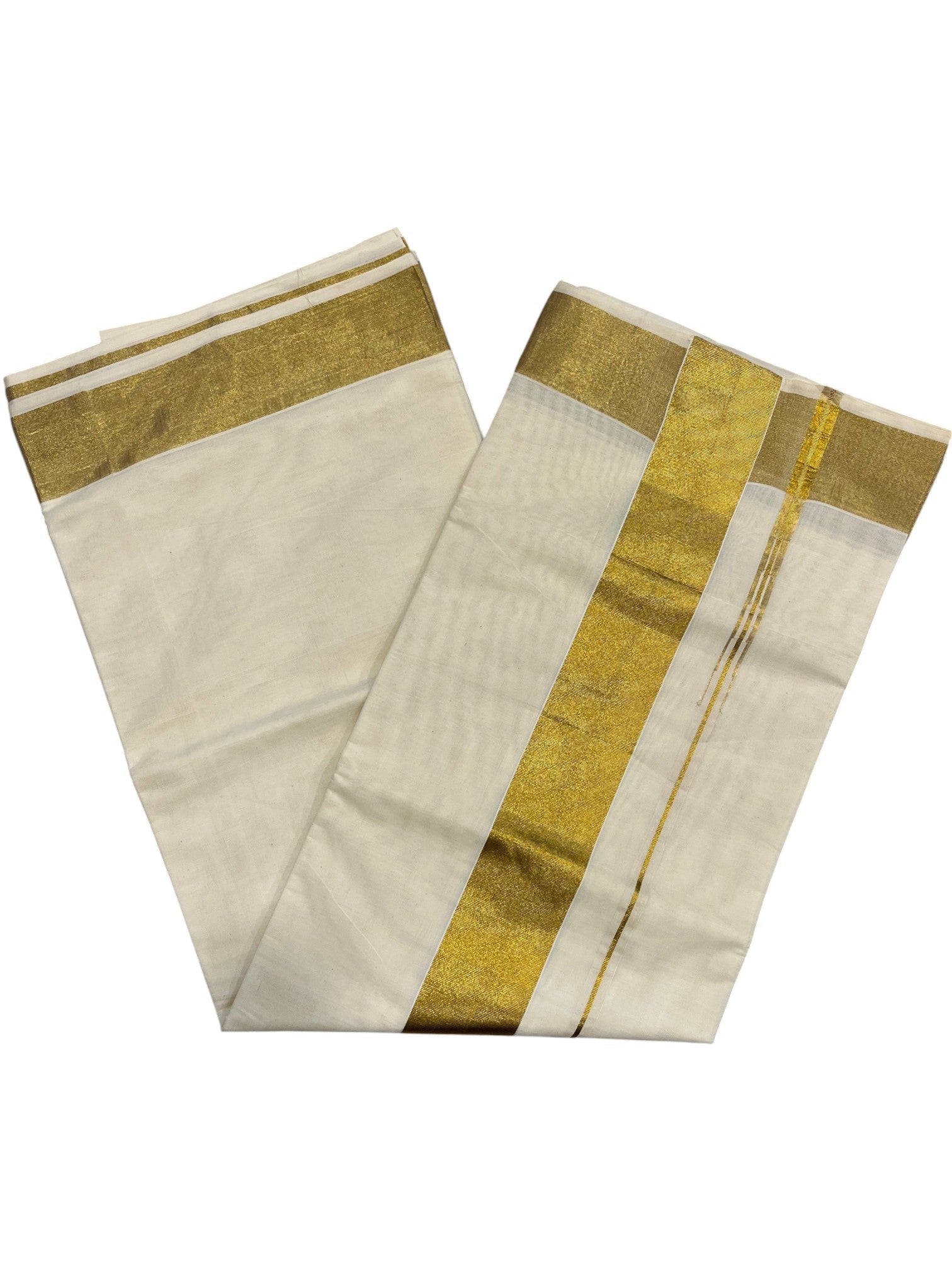 Southloom Pure Cotton Kerala Kasavu Saree with Chuttikara Border