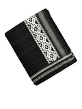 Southloom Black Printed Single Mundu Lungi Style 2