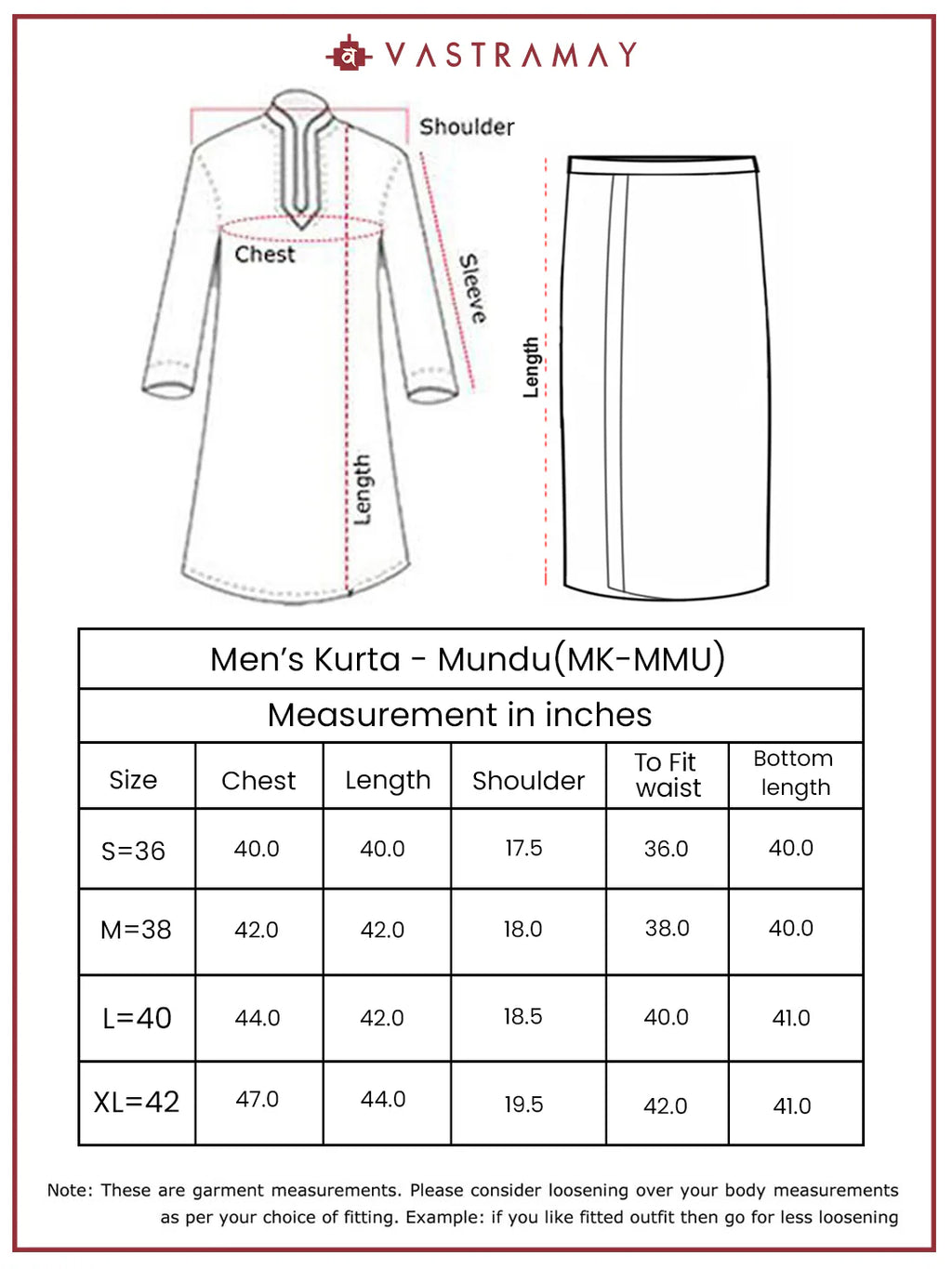Men's Navy Blue Rayon Cotton Kurta And Mundu Set