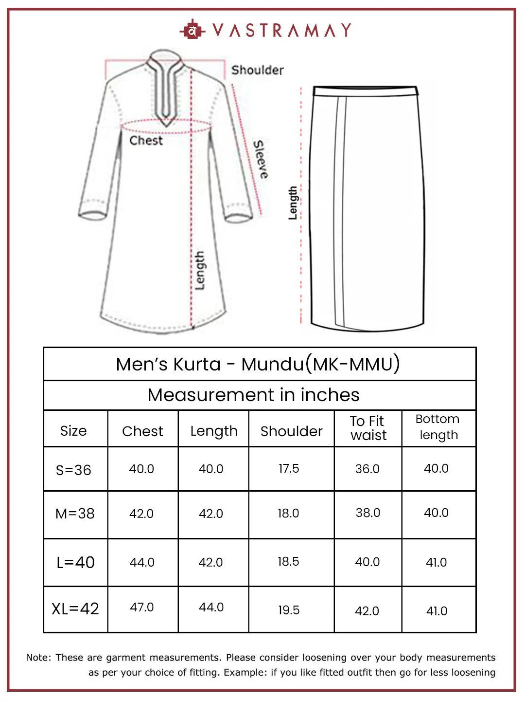Men's Navy Blue Rayon Cotton Kurta And Mundu Set