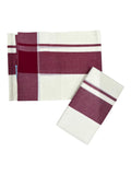 Southloom Pure Cotton Kerala Single Mulloth Set Mundu Maroon Border (2.80 Mtrs) SL243
