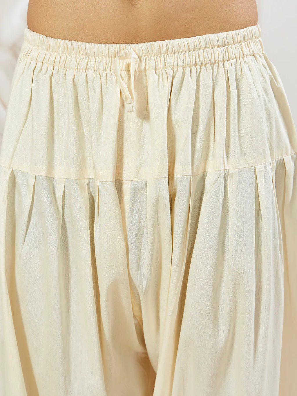 Men's Navy Blue Georgette Zari With Sequins Worked Kurta Patiala Set