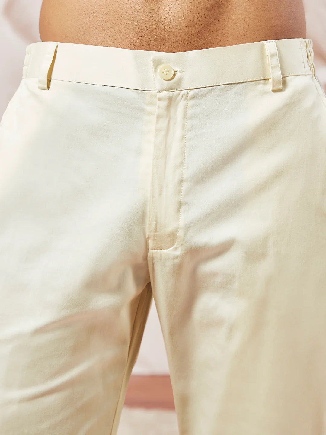 Men's White Tissue Silk Kurta Pyjama Set