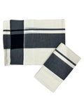 Southloom Pure Cotton Kerala Single Mulloth Set Mundu Black Border (2.80 mtrs) SL243